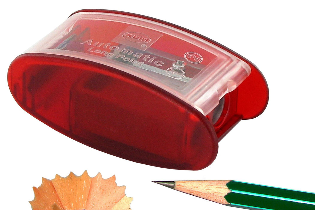 KUM - Automatic2 Long Point Sharpener Red