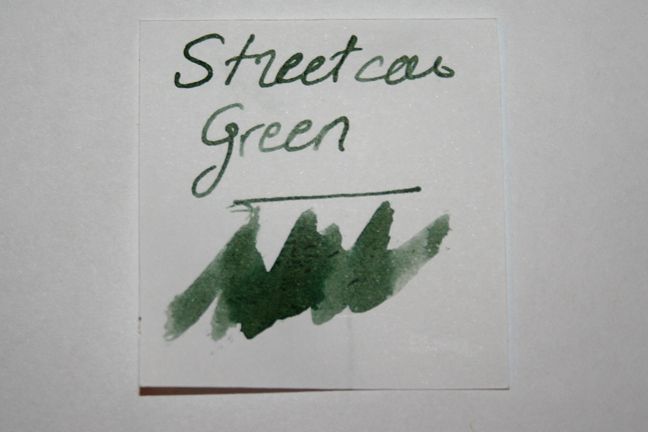 Papier Plume - New Orleans Collection Fountain Pen Ink - Street Car Green