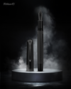 Pelikan Souverän M809 black matte fountain pen with gold accents and smooth grip section.
