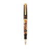 Pelikan Souverän M600 Art Collection Georg Tippel fountain pen with gold accents and detailed design, close-up view of the pen's body.