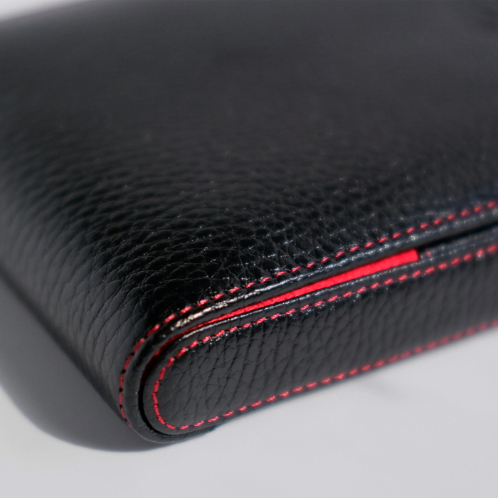 Eng Leather Co. - 5 Pen Hard Case Black - Papier Plume