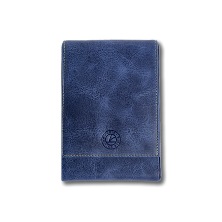 Eng Leather Co. - 5 Pen Hard Case Blue - Papier Plume