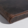 Eng Leather Co. - 5 Pen Hard Case Dark Brown - Papier Plume