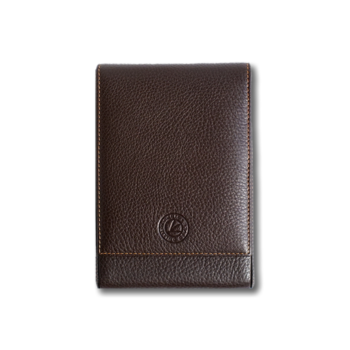 Eng Leather Co. - 5 Pen Hard Case Brown - Papier Plume