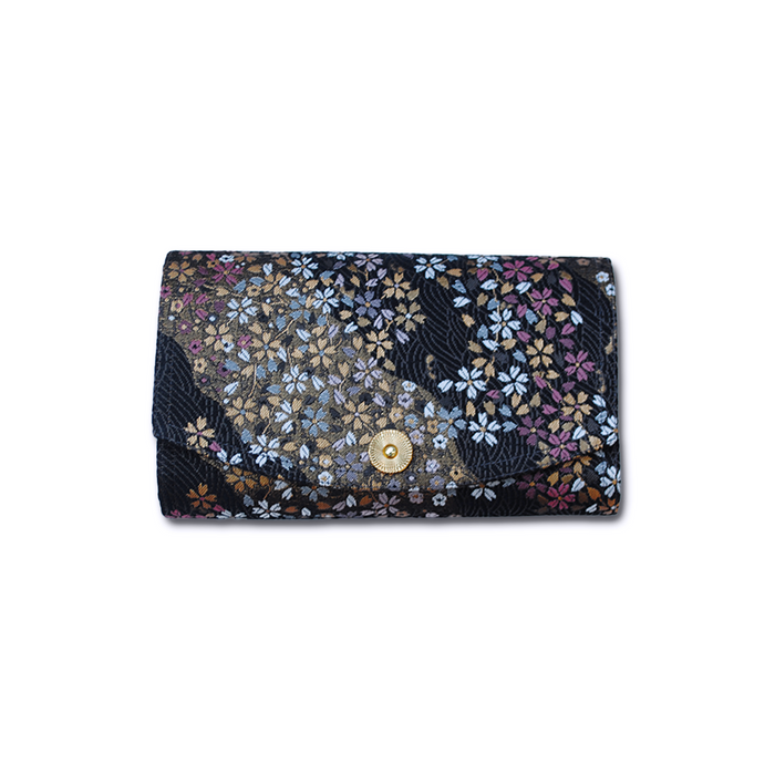 Cathay Rippling Sakura pen case featuring a pink floral design, compact and stylish for storing pens and stationery.