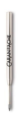 Caran D'Ache Goliath black ballpoint pen refill showing a sleek ink cartridge for smooth writing.
