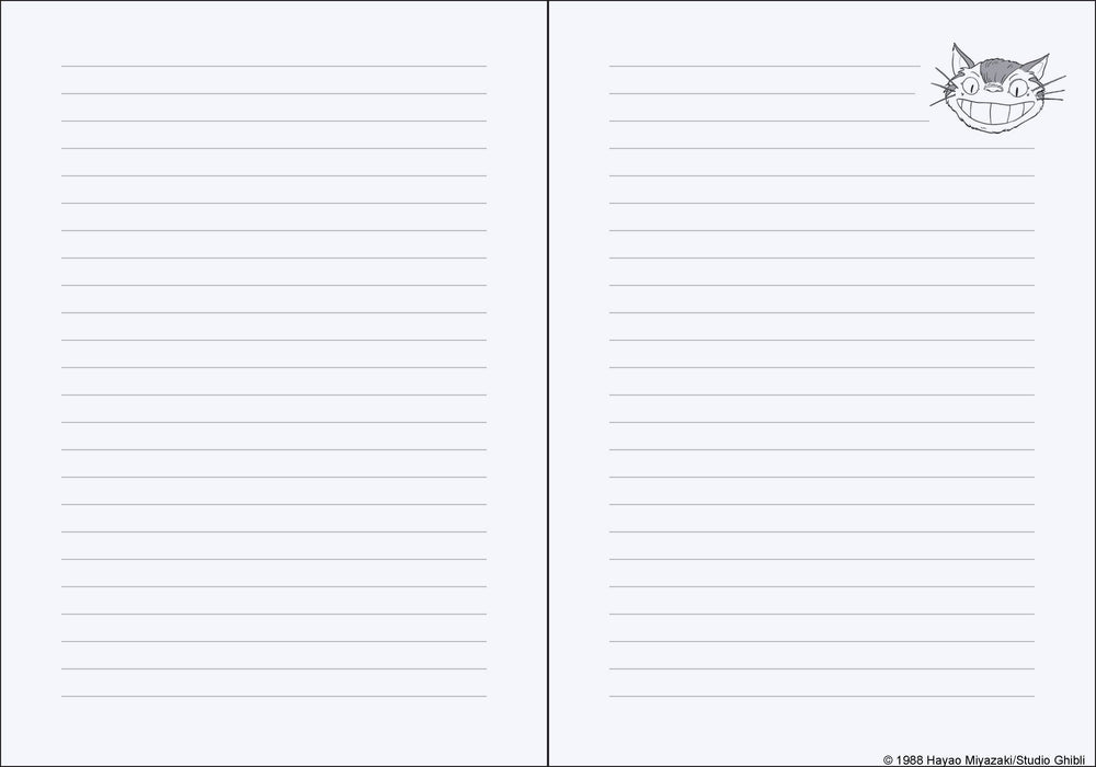 Studio Ghibli My Neighbor Totoro Journal (Let's Ride the Cat Bus) - Papier Plume