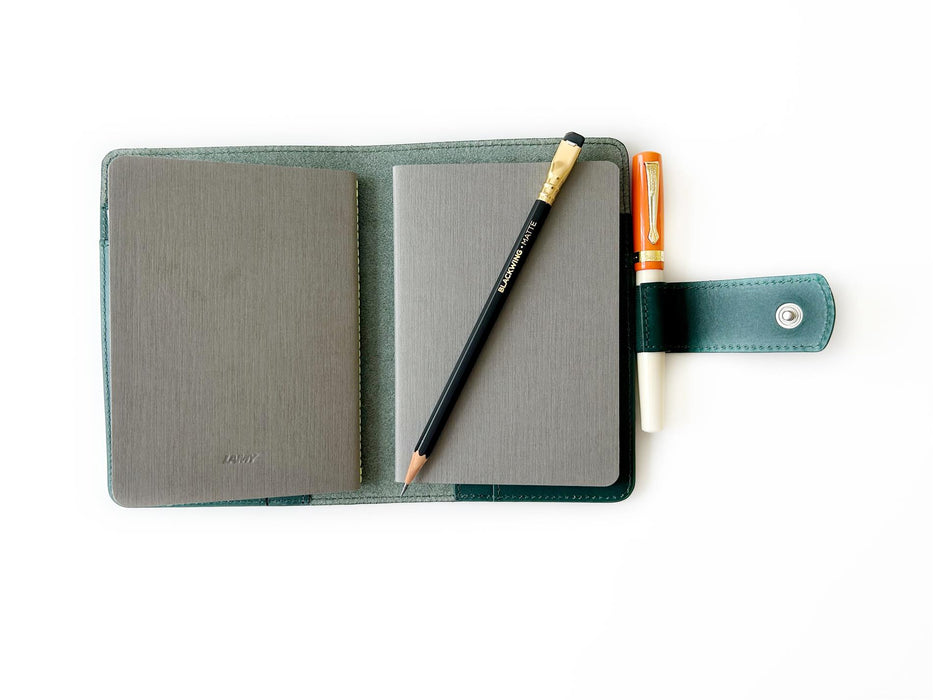 Eng Leather Co. - A6 Size - Leather Notebook Cover NorthenGreen