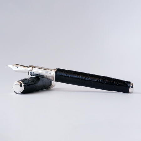 Grifos - Alligator Leather Black - Fountain Pen - Papier Plume