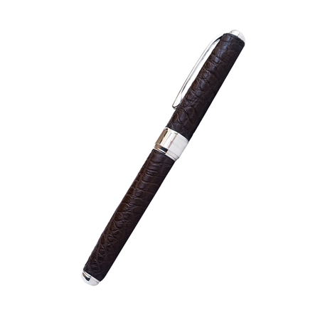 Grifos - Alligator Leather Brown - Fountain Pen - Papier Plume