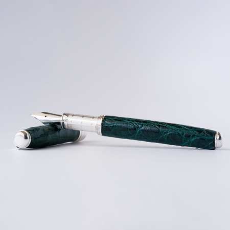 Grifos - Alligator Leather Green - Fountain Pen - Papier Plume