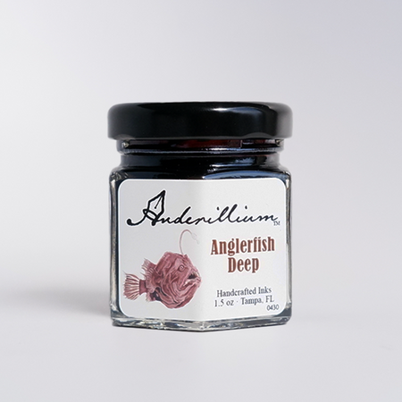 Anderillium - Anglerfish Deep - Fountain Pen Ink - Papier Plume
