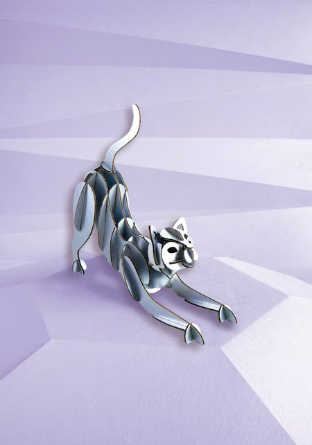 Paper Stretching Cat - Papier Plume