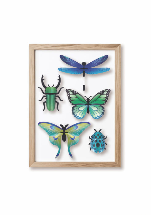 Paper Structured Insects Paper Mixed Insects Set | Papier Plume