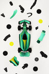 Assembli Race Car racing green parts