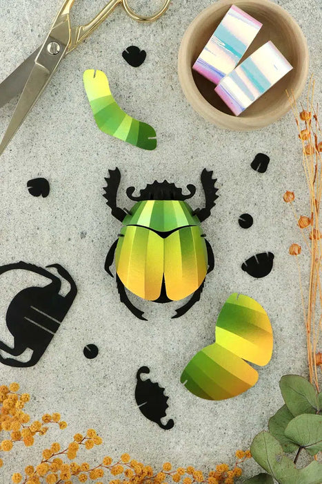 Paper Scarab Beetle