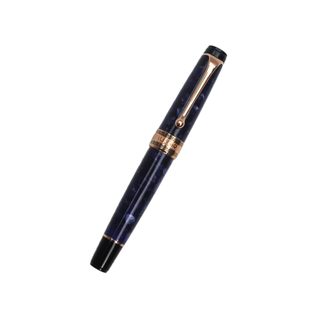 Aurora - Optima - Violet Auroraloide Fountain Pen - Rose Gold Trim - Papier Plume