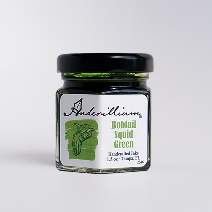 Anderillium - Bobtail Squid Green - Fountain Pen Ink - Papier Plume