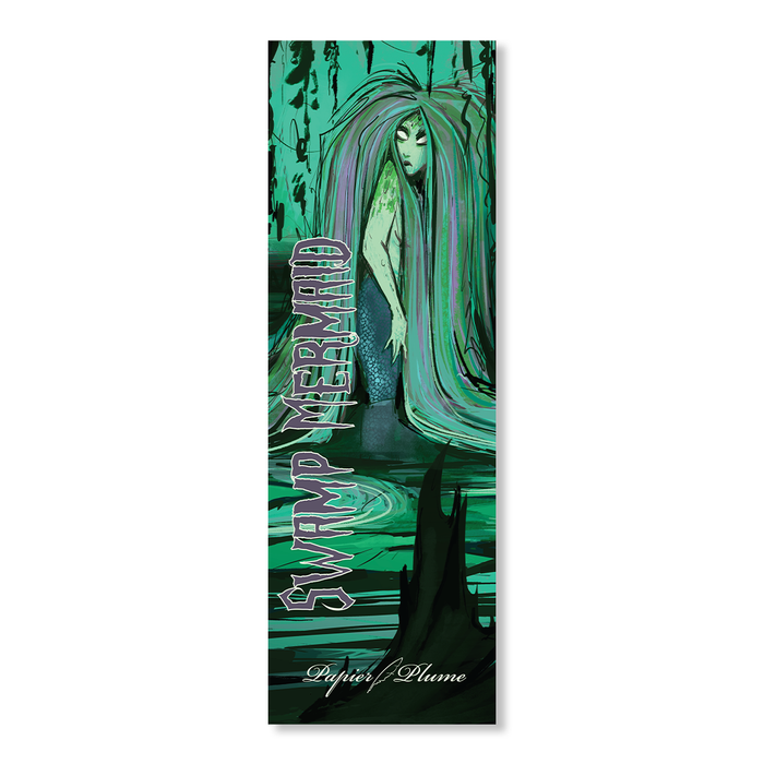 Papier Plume Swamp Mermaid Shimmer fountain pen ink bottle with shimmering green ink