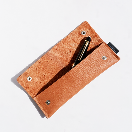 Pen Case - Long - Brown - Papier Plume