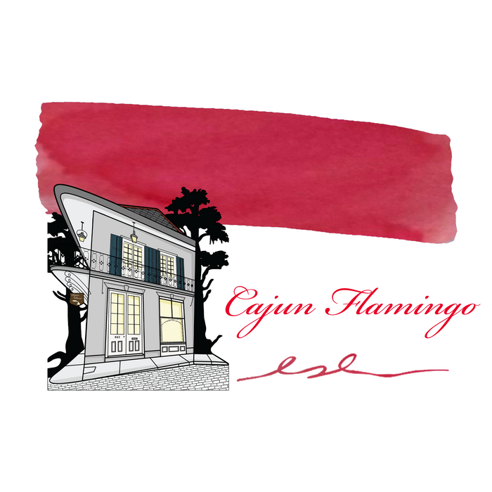 Papier Plume - Fountain Pen Ink - Cajun Flamingo - 15ml