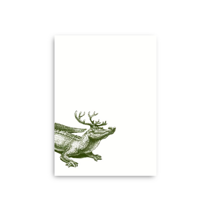 Alexa Pulitzer  - Christmas Gator - A6 Notes
