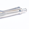 Sliver pen with textured grip on a white background
