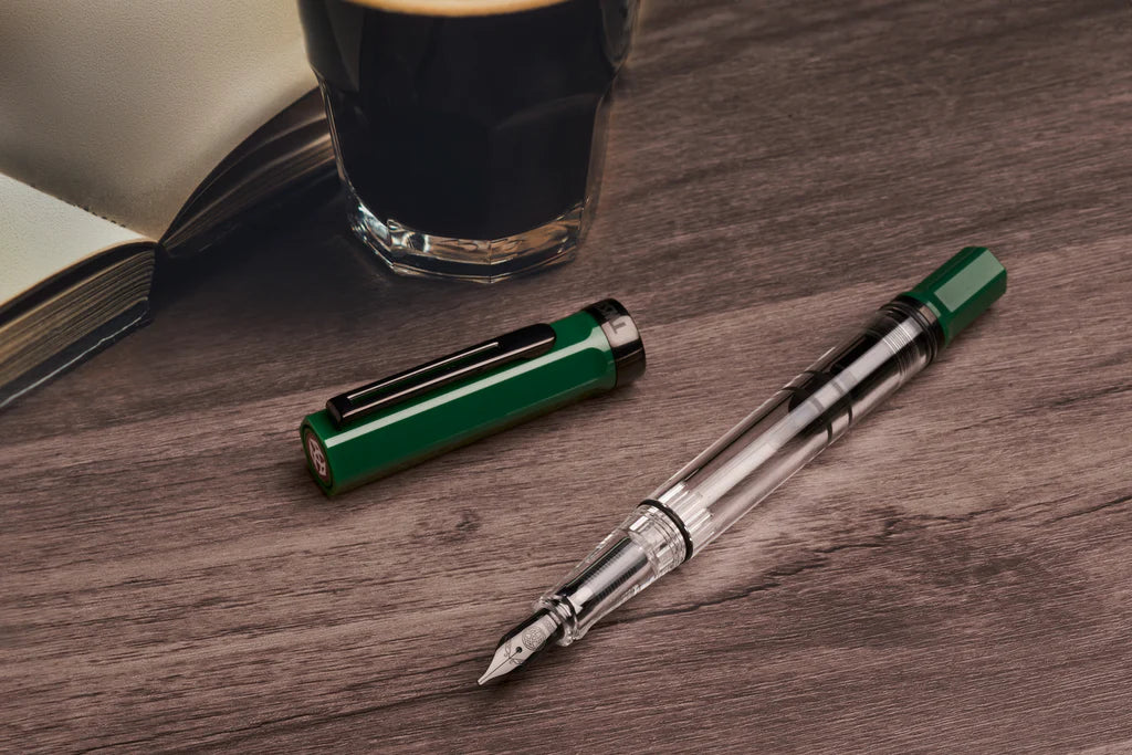 Twsbi - Eco Irish Green W/ Onyx- Fountain Pen