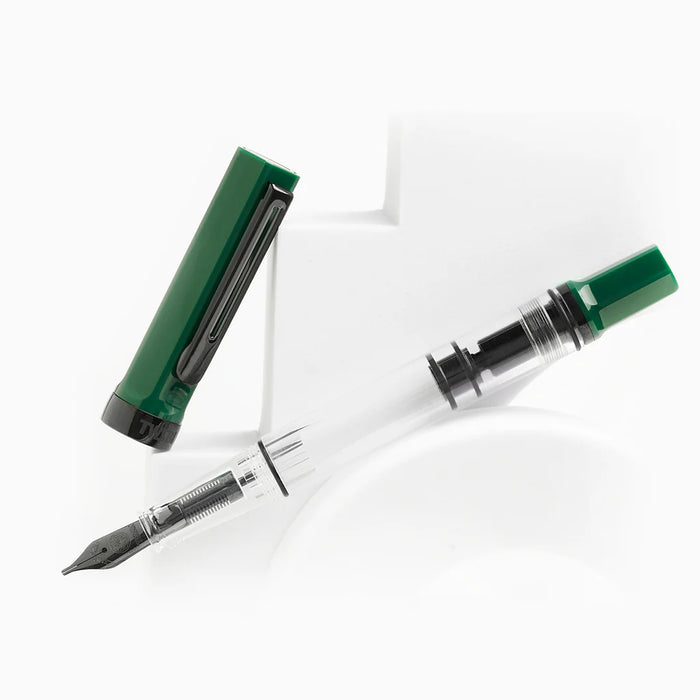 Twsbi - Eco Irish Green W/ Onyx- Fountain Pen