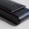 Eng Leather Co. - 3 Pen Hard Case Black - Papier Plume