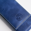 Eng Leather Co. - 3 Pen Hard Case Blue - Papier Plume