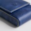 Eng Leather Co. - 3 Pen Hard Case Blue - Papier Plume