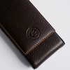 Eng Leather Co. - 3 Pen Hard Case Brown - Papier Plume