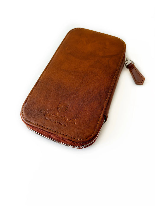 Eng Leather Co. - 3 Slot - Leather Pen Case Mars