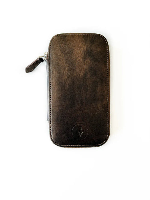 Eng Leather Co. - 3 Slot - Leather Pen Case Galaxy