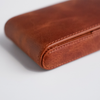 Eng Leather Co. - 3 Pen Hard Case Light Brown - Papier Plume