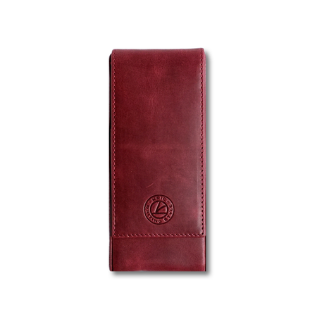 Eng Leather Co. - 3 Pen Hard Case Red - Papier Plume