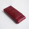 Eng Leather Co. - 3 Pen Hard Case Red - Papier Plume