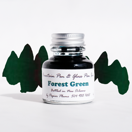 Papier Plume - Fountain Pen Ink - Forest Green - Papier Plume