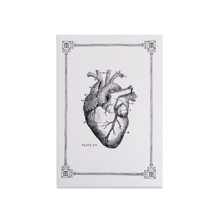 Rossi - Journals - Soft cover - Stitched - Heart - A5 - Papier Plume