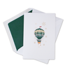Christmas Cards - Hot Air Balloon - Papier Plume