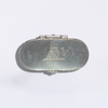 Le Potier D'Étain pewter nib box featuring a Fleur De Lis design, displayed on a neutral background.