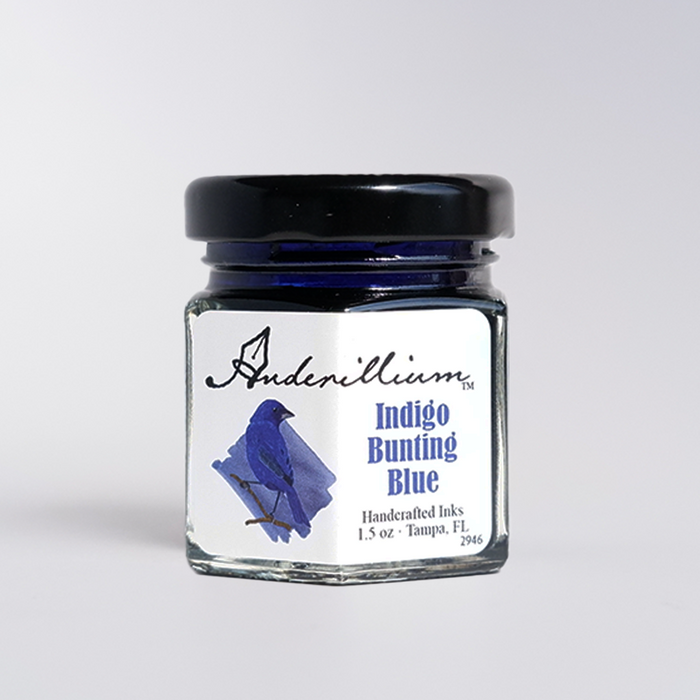 Anderillium - Indigo Bunting Blue - Fountain Pen Ink - Papier Plume