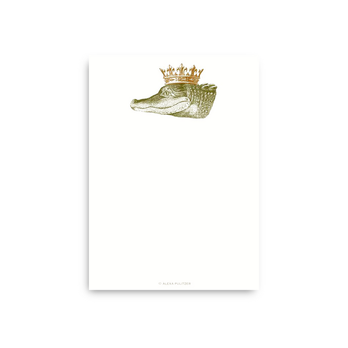Alexa Pulitzer - King Gator - A7 Notes - (Vertical)