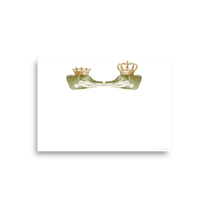 Alexa Pulitzer - Kissing Gators - A7 Notes - (Horizontal)