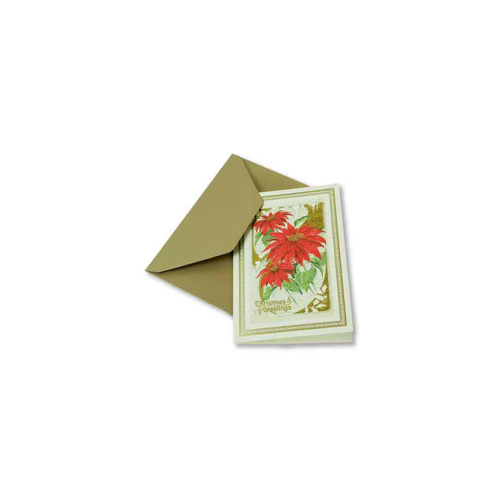 Christmas Cards - Pointsettia (Small)