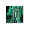 Papier Plume Swamp Mermaid Shimmer fountain pen ink bottle with mermaid-in-swamp sticker label