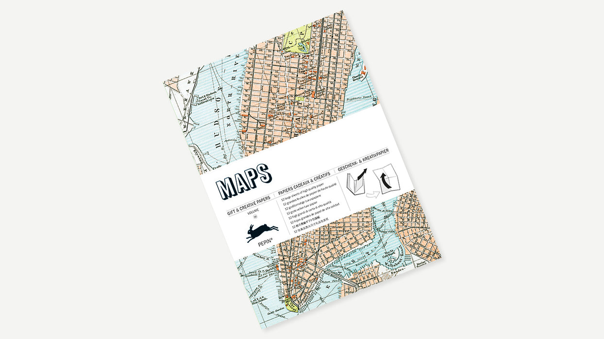 Pepin Press - Creative Paper - Maps - Papier Plume