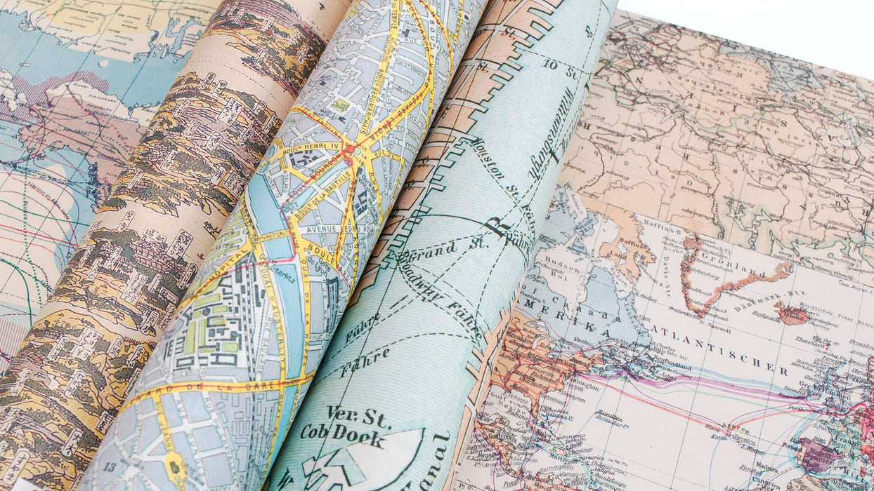 Pepin Press - Creative Paper - Maps - Papier Plume