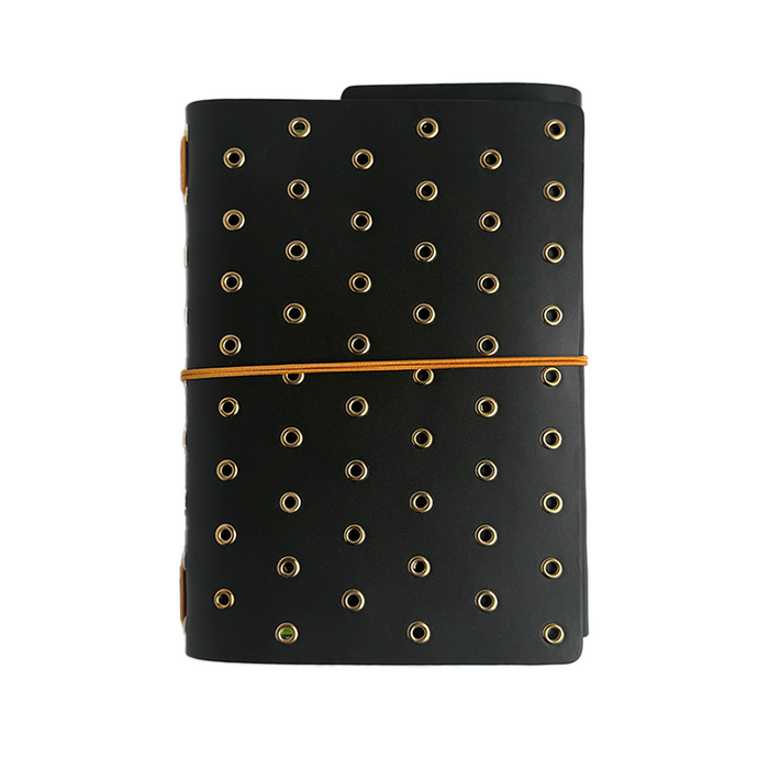 Imperfect Concepts - #30 - Niko - Olive with Gold Grommets - B6 Trifold Folio